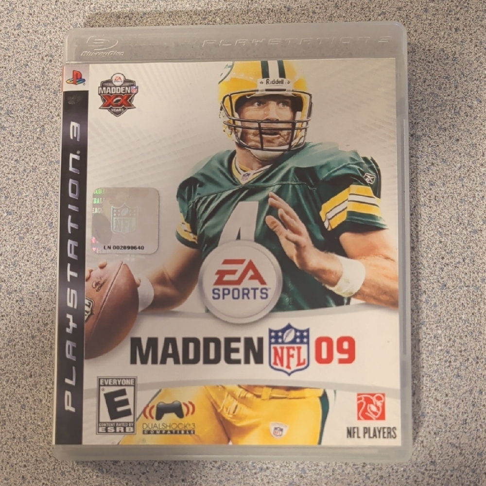 Madden NFL 09 for PlayStation 3 - Green and Yellow Cover